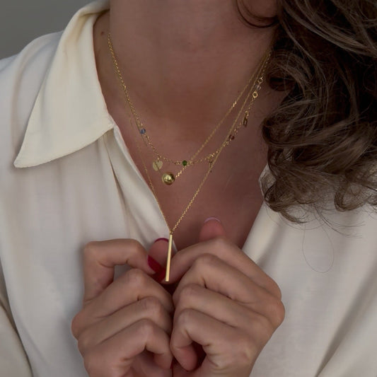 Layering kombinacija s Lock and Key lančićem od srebra 925